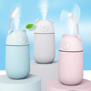 Creative Mini Portable Polar Bear Shape Mute Desktop Air Humidifier with Extended USB Port, Capacity: 320ml, DC 5V(White)