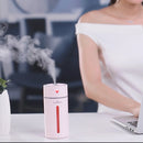 Creative Mini Diamond Portable Mute Desktop Air Humidifier with Color Night Light , Capacity: 250ml, DC 5V(Pink)
