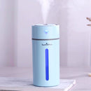 Creative Mini Diamond Portable Mute Desktop Air Humidifier with Color Night Light , Capacity: 250ml, DC 5V(Blue)