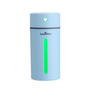 Creative Mini Diamond Portable Mute Desktop Air Humidifier with Color Night Light , Capacity: 250ml, DC 5V(Blue)