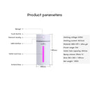 Creative Mini Diamond Portable Mute Desktop Air Humidifier with Color Night Light , Capacity: 250ml, DC 5V(Blue)