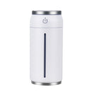 Mini Portable Misty Can Shape Mute Desktop Air Humidifier with Extended USB Port(Grey)