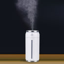 Mini Portable Misty Can Shape Mute Desktop Air Humidifier with Extended USB Port(Grey)