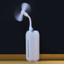 Mini Portable Misty Can Shape Mute Desktop Air Humidifier with Extended USB Port(Grey)