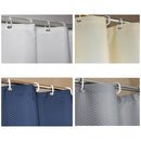 Thickening Waterproof And Mildew Curtain Honeycomb Texture Polyester Cloth Shower Curtain Bathroom Curtains,Size:200*200cm(Dark Blue)