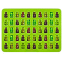 2 PCS 50 Holes Small Bear Chocolate Tray Silicone Mold Cookie Mold Candy Mold, Random Color Delivery, Size: 19*13.7*1cm