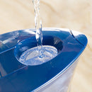 1.3L Portable Home Kitchen Activated Carbon Filter Cold Water Bottle(Blue)