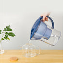 1.3L Portable Home Kitchen Activated Carbon Filter Cold Water Bottle(Purple)