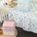 Cartoon Children Pure Cotton Bath Towel Sheets, Random Color Delivery, Size: 110*110cm