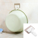 2 PCS Bathroom Creative Traceless Wall-Mounted Hook(White)