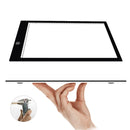 A4 Size LED Three Level of Brightness Dimmable Acrylic Copy Boards for Anime Sketch Drawing Sketchpad, with 1.5m USB Cable & Power Adapter