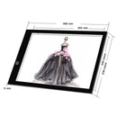 A4 Size LED Three Level of Brightness Dimmable Acrylic Copy Boards for Anime Sketch Drawing Sketchpad, with 1.5m USB Cable & Power Adapter