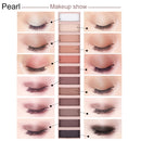 5673 Cosmetic 12 Colors Pearl Smoky Eye Shadow Makeup Palette with Brush Set