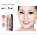 5673 Cosmetic 12 Colors Matte Earth Color Naked Eye Shadow Makeup Palette with Brush Set