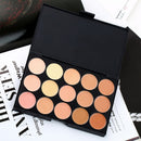 Z15-2 15 Colors Concealer Foundation Cream Makeup Cosmetic Palette