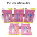 Junesix A5 Cutting Mat Set Cutting Mat & Ruler & Carving Knife(Pink)