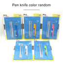 Junesix A5 Cutting Mat Set Cutting Mat & Ruler & Carving Knife(Blue)