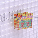 50 PCS 3.5mm Supermarket Iron Grid Shelf Hook, Length: 20cm