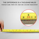 Aoben Retractable Ruler Measuring Tape Portable Pull Ruler Mini Tape Measure, Length: 3m Width: 19mm
