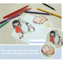 26 Colors in 1 Colorful Scrub Heat Shrink Film DIY Heat Shrink Film