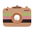 Creative Wooden Children Camera Deciduous Tooth Preservation Box Baby Teeth Tooth House Storage Box