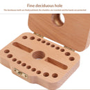 Creative Wooden Children Camera Deciduous Tooth Preservation Box Baby Teeth Tooth House Storage Box
