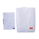 3M 4515 One-piece White Anti-static Anti-chemical Dustproof Sandblasting Suit with Cap, Size: L