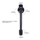 AONIJIE Unisex Adjustable Elastic Reflective Sports Lace Quick Lock Shoelace(Black)