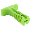 Rubber Molar Stick Toothbrush for Dogs, Size: L(Green)