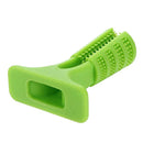 Rubber Molar Stick Toothbrush for Dogs, Size: L(Green)