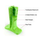 Rubber Molar Stick Toothbrush for Dogs, Size: L(Blue)