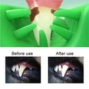Rubber Molar Stick Toothbrush for Dogs, Size: L(Blue)