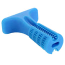 Rubber Molar Stick Toothbrush for Dogs, Size: M(Blue)