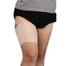 Women Solid Color Silicone Antiskid Non-slip Thigh Sock Anti Chafing Elastic Bands with Card Mobile Phone Bag, Size: 50-55cm(Flesh Color)