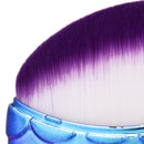 Fat Mermaid Style Plastic Handle Makeup Brush Cosmetic Foundation Cream Powder Blush Makeup Tool
