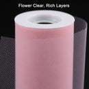 Fashion 20D Polyester Tulle Roll, Wedding Birthday Decoration Decorative Crafts Supplies, Total Length: 22.8m, Width:15cm(Brown)
