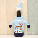Sweater Cloth Style Dinner Table Decoration Champagne Wine Bottle Bag, Body Size: 18cm x 13cm