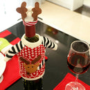 Sweater Cloth Style Dinner Table Decoration Champagne Wine Bottle Bag, Body Size: 18cm x 13cm