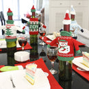 Sweater Cloth Style Dinner Table Decoration Champagne Wine Bottle Bag, Body Size: 18cm x 13cm