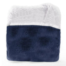 YX666 Huggle Hoodie Outdoor Home Adult Hooded Fleece Warm Clothes Lazy Clothes , Size: 80*100cm(Blue)