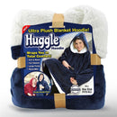 YX666 Huggle Hoodie Outdoor Home Adult Hooded Fleece Warm Clothes Lazy Clothes , Size: 80*100cm(Blue)