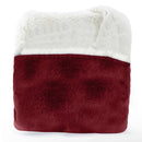 YX666 Huggle Hoodie Outdoor Home Adult Hooded Fleece Warm Clothes Lazy Clothes , Size: 80*100cm(Red)