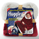 YX666 Huggle Hoodie Outdoor Home Adult Hooded Fleece Warm Clothes Lazy Clothes , Size: 80*100cm(Red)