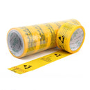 2 Volumes Durable Anti-static Warning Area Pattern Sealing Tape Warning Tape, Size: 45m x 48mm