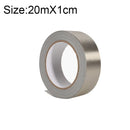 Plain Weave Double-sided Conductive Cloth Adhesive Cloth Single Sided Adhesive EMI Shielding Button Repairs, Size: 20m x 1cm