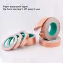 Pure Copper Double-sided Conductive Copper Foil Tape Signal Masking Tape, Size: 20m x 50mm