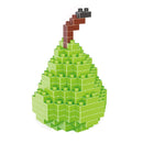 Pear Pattern Plastic Diamond Particle Building Block Assembled Toys