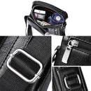 Universal Fashion Casual Men Shoulder Messenger Bag Handbag, Size: S (22cm x 18cm x 6cm)(Black)