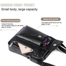 Universal Fashion Casual Men Shoulder Messenger Bag Handbag, Size: S (22cm x 18cm x 6cm)(Black)