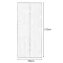 Magic Mesh Magnetic Mosquito-proof Screen Door Curtain, Size:210x100cm(Coffee)